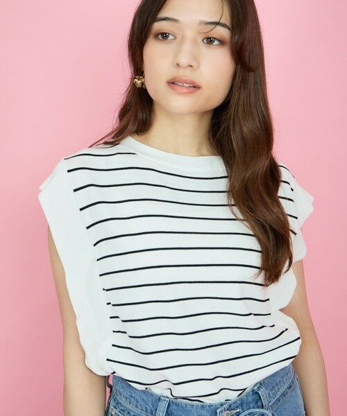 QUEENS COURT / クイーンズコート ニット・セーター | レーヨンニットフレンチトップス | 詳細12