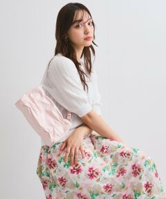 QUEENS COURT / クイーンズコート ニット・セーター | 透かし編みパフスリーブニット≪手洗い可能≫