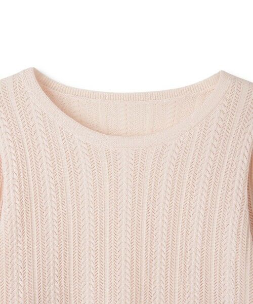 QUEENS COURT / クイーンズコート ニット・セーター | 透かし編みパフスリーブニット≪手洗い可能≫ | 詳細12