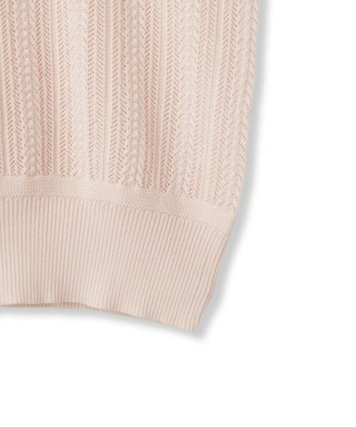 QUEENS COURT / クイーンズコート ニット・セーター | 透かし編みパフスリーブニット≪手洗い可能≫ | 詳細13
