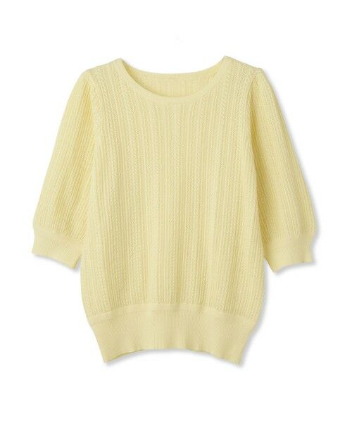 QUEENS COURT / クイーンズコート ニット・セーター | 透かし編みパフスリーブニット≪手洗い可能≫ | 詳細19