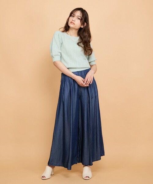 QUEENS COURT / クイーンズコート ニット・セーター | 透かし編みパフスリーブニット≪手洗い可能≫ | 詳細26