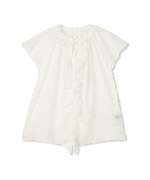 QUEENS COURT / クイーンズコート シャツ・ブラウス | シアーストライプリボンブラウス≪セットアップ対応/手洗い可能≫ | 詳細9