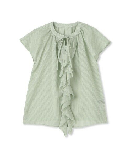 QUEENS COURT / クイーンズコート シャツ・ブラウス | シアーストライプリボンブラウス≪セットアップ対応/手洗い可能≫ | 詳細14