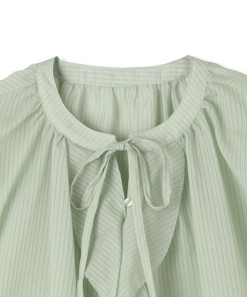QUEENS COURT / クイーンズコート シャツ・ブラウス | シアーストライプリボンブラウス≪セットアップ対応/手洗い可能≫ | 詳細16