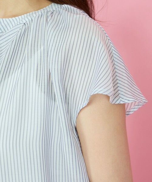 QUEENS COURT / クイーンズコート シャツ・ブラウス | シアーストライプリボンブラウス≪セットアップ対応/手洗い可能≫ | 詳細25