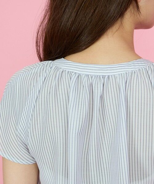QUEENS COURT / クイーンズコート シャツ・ブラウス | シアーストライプリボンブラウス≪セットアップ対応/手洗い可能≫ | 詳細26