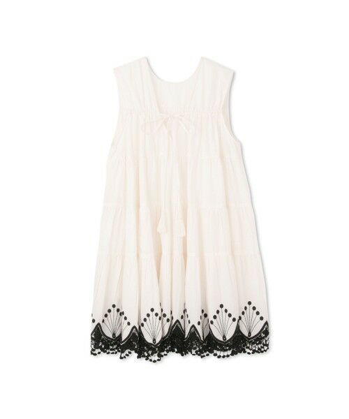 QUEENS COURT / クイーンズコート シャツ・ブラウス | スカラップ刺繍チュニックブラウス≪手洗い可能≫ | 詳細8