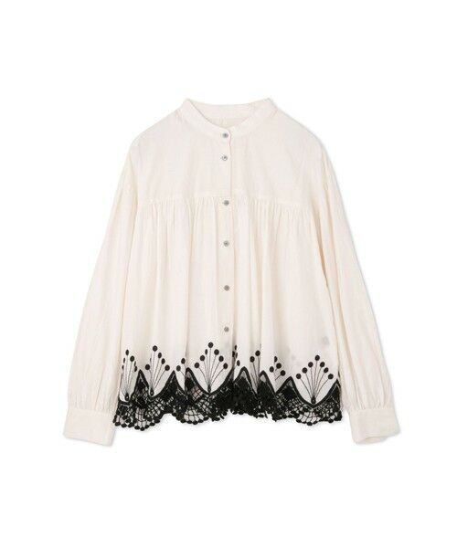 QUEENS COURT / クイーンズコート シャツ・ブラウス | スカラップ刺繍レースブラウス≪手洗い可能≫ | 詳細8