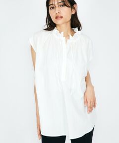 QUEENS COURT / クイーンズコート シャツ・ブラウス | リボンタイフリルブラウス≪手洗い可能≫