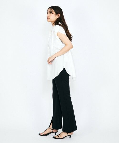 QUEENS COURT / クイーンズコート シャツ・ブラウス | リボンタイフリルブラウス≪手洗い可能≫ | 詳細3