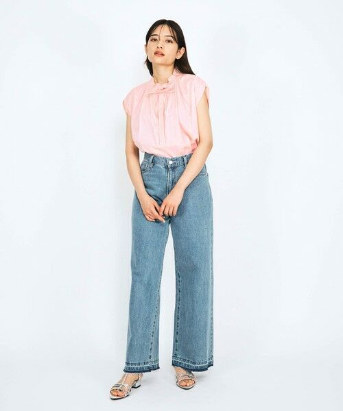 QUEENS COURT / クイーンズコート シャツ・ブラウス | リボンタイフリルブラウス≪手洗い可能≫ | 詳細8