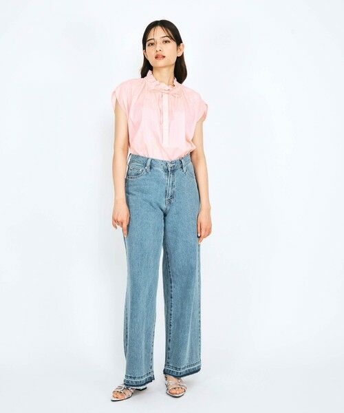 QUEENS COURT / クイーンズコート シャツ・ブラウス | リボンタイフリルブラウス≪手洗い可能≫ | 詳細9