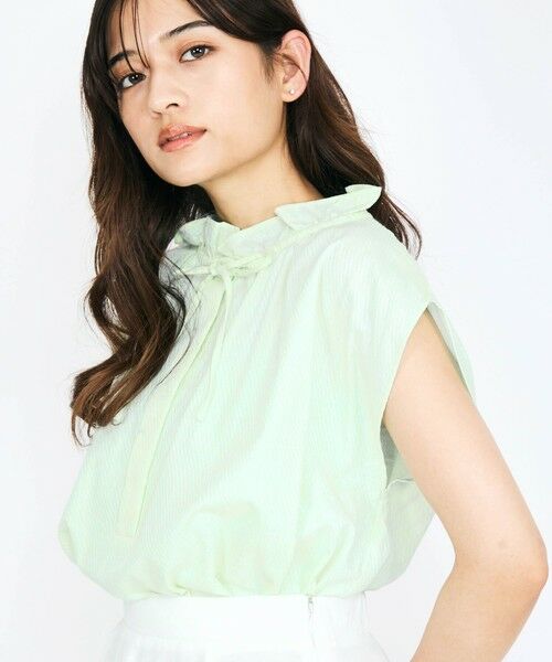 QUEENS COURT / クイーンズコート シャツ・ブラウス | リボンタイフリルブラウス≪手洗い可能≫ | 詳細12