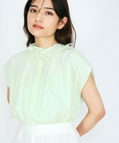 QUEENS COURT / クイーンズコート シャツ・ブラウス | リボンタイフリルブラウス≪手洗い可能≫ | 詳細13