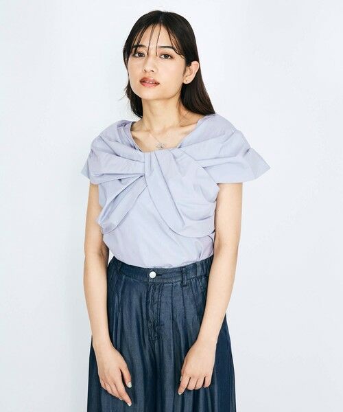 QUEENS COURT / クイーンズコート シャツ・ブラウス | タイプライタークロスブラウス≪手洗い可能≫ | 詳細5