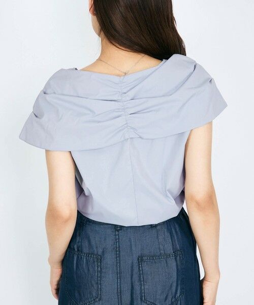 QUEENS COURT / クイーンズコート シャツ・ブラウス | タイプライタークロスブラウス≪手洗い可能≫ | 詳細7