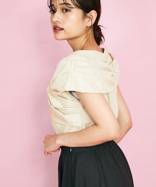 QUEENS COURT / クイーンズコート シャツ・ブラウス | タイプライタークロスブラウス≪手洗い可能≫ | 詳細13