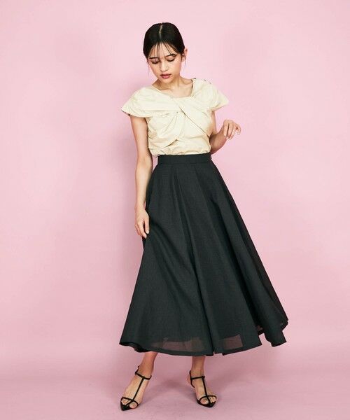 QUEENS COURT / クイーンズコート シャツ・ブラウス | タイプライタークロスブラウス≪手洗い可能≫ | 詳細15