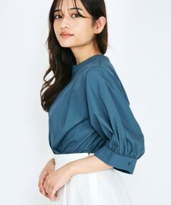 QUEENS COURT / クイーンズコート シャツ・ブラウス | バックジップタックブラウス≪セットアップ対応/洗濯機で洗える≫