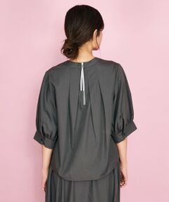 QUEENS COURT / クイーンズコート シャツ・ブラウス | バックジップタックブラウス≪セットアップ対応/洗濯機で洗える≫