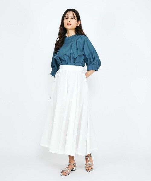 QUEENS COURT / クイーンズコート シャツ・ブラウス | バックジップタックブラウス≪セットアップ対応/洗濯機で洗える≫ | 詳細10