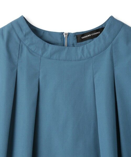 QUEENS COURT / クイーンズコート シャツ・ブラウス | バックジップタックブラウス≪セットアップ対応/洗濯機で洗える≫ | 詳細15