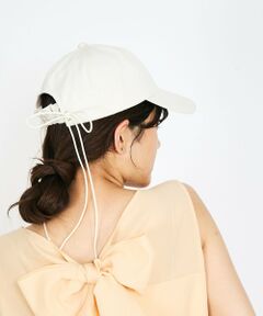 QUEENS COURT / クイーンズコート キャップ | 【Casselini】バックコードリボンキャップ