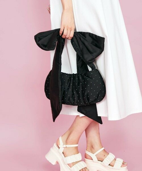 QUEENS COURT / クイーンズコート その他小物 | 【Casselini】ビックリボンバッグ | 詳細1