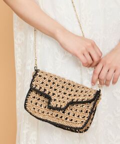 QUEENS COURT / クイーンズコート その他小物 | ハンドメイドメタリックマクラメバッグ