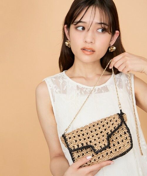 QUEENS COURT / クイーンズコート その他小物 | ハンドメイドメタリックマクラメバッグ | 詳細2