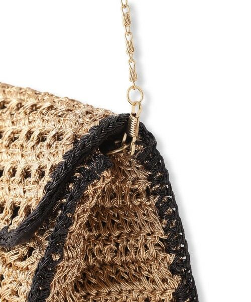 QUEENS COURT / クイーンズコート その他小物 | ハンドメイドメタリックマクラメバッグ | 詳細9