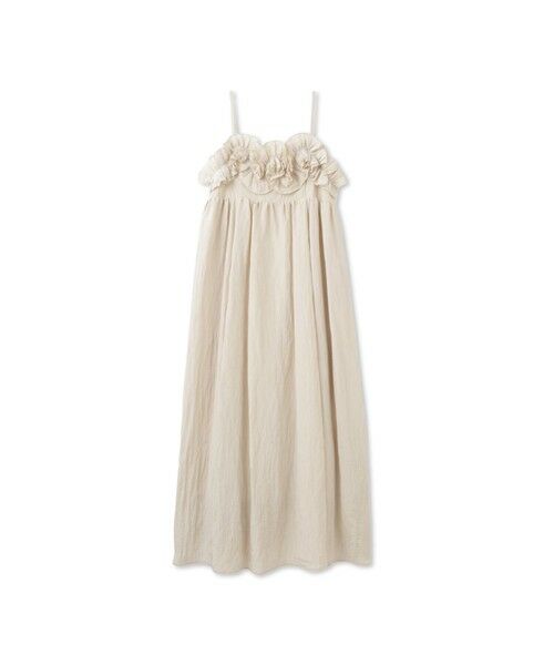 QUEENS COURT / クイーンズコート ロング・マキシ丈ワンピース | フリルキャミワンピース≪手洗い可能≫ | 詳細4