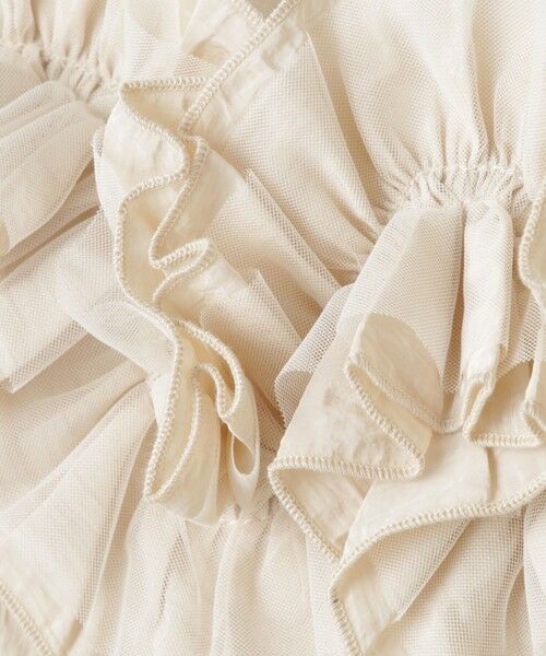 QUEENS COURT / クイーンズコート ロング・マキシ丈ワンピース | フリルキャミワンピース≪手洗い可能≫ | 詳細5