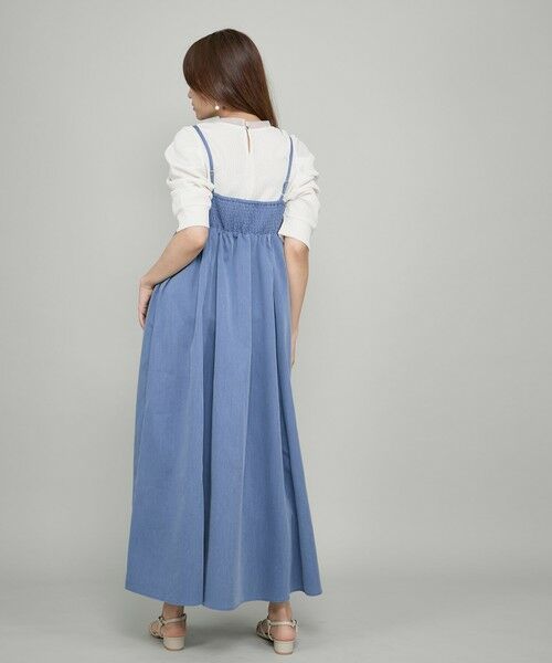 QUEENS COURT / クイーンズコート ロング・マキシ丈ワンピース | フリルキャミワンピース≪手洗い可能≫ | 詳細9