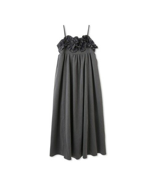 QUEENS COURT / クイーンズコート ロング・マキシ丈ワンピース | フリルキャミワンピース≪手洗い可能≫ | 詳細14