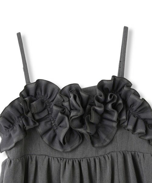 QUEENS COURT / クイーンズコート ロング・マキシ丈ワンピース | フリルキャミワンピース≪手洗い可能≫ | 詳細16