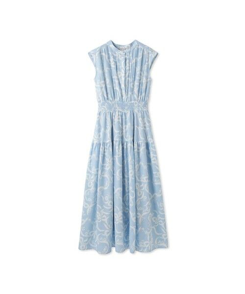 QUEENS COURT / クイーンズコート ロング・マキシ丈ワンピース | リボンフラワー柄ワンピース≪手洗い可能≫ | 詳細6