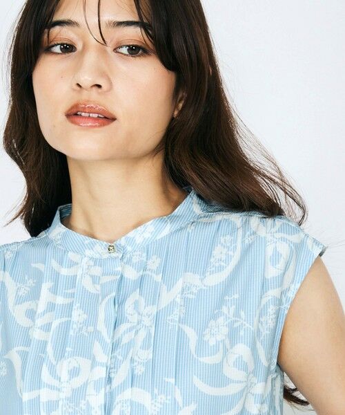 QUEENS COURT / クイーンズコート ロング・マキシ丈ワンピース | リボンフラワー柄ワンピース≪手洗い可能≫ | 詳細5