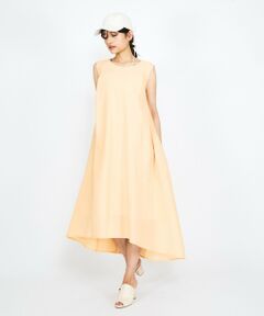 QUEENS COURT / クイーンズコート ロング・マキシ丈ワンピース | バックリボンワンピース≪手洗い可能≫