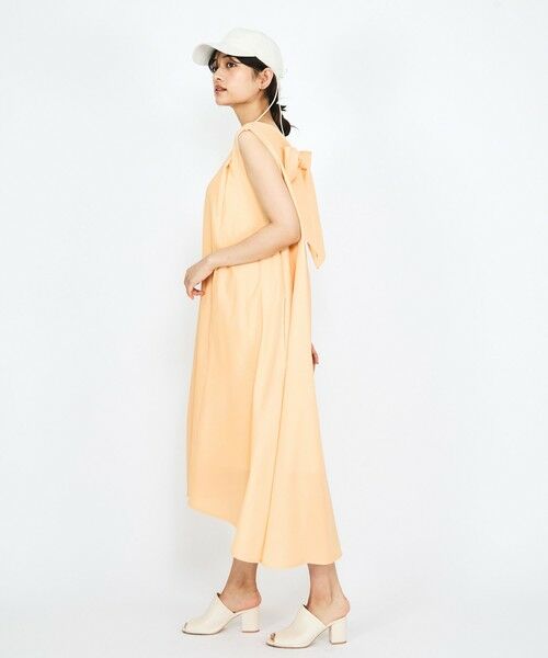 QUEENS COURT / クイーンズコート ロング・マキシ丈ワンピース | バックリボンワンピース≪手洗い可能≫ | 詳細15