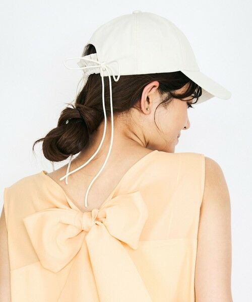 QUEENS COURT / クイーンズコート ロング・マキシ丈ワンピース | バックリボンワンピース≪手洗い可能≫ | 詳細9