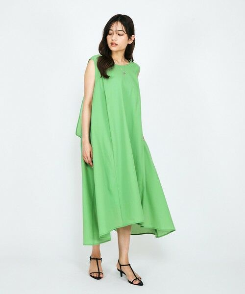 セール】 バックリボンワンピース≪手洗い可能≫ （ロング