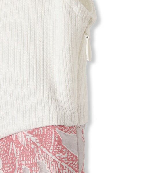 QUEENS COURT / クイーンズコート ロング・マキシ丈ワンピース | オパールボタニカルドッキングワンピース≪手洗い可能≫ | 詳細15