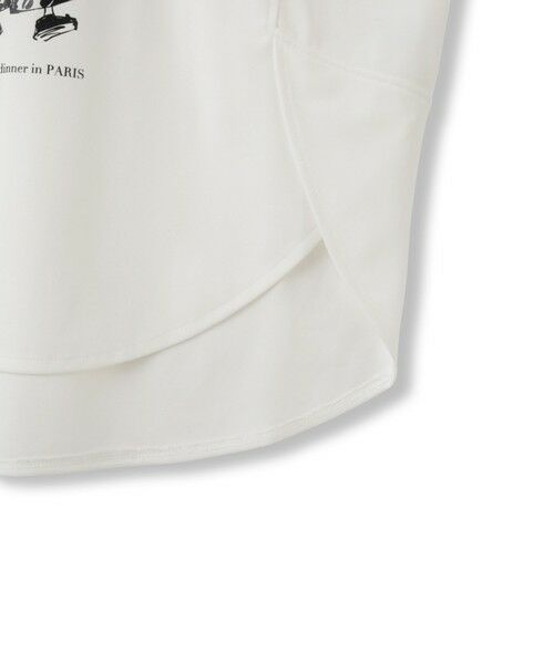 QUEENS COURT / クイーンズコート カットソー | ドールモチーフプロントTシャツ≪手洗い可能≫ | 詳細10