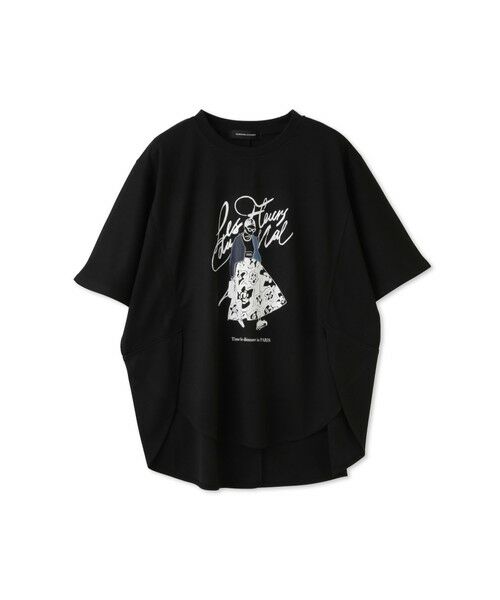 QUEENS COURT / クイーンズコート カットソー | ドールモチーフプロントTシャツ≪手洗い可能≫ | 詳細15