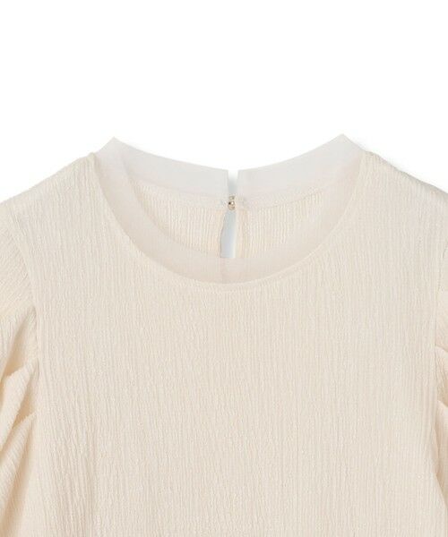 QUEENS COURT / クイーンズコート カットソー | サーマルカットタックスリーブトップス≪手洗い可能≫ | 詳細8