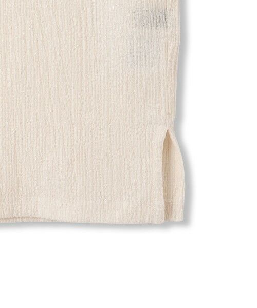 QUEENS COURT / クイーンズコート カットソー | サーマルカットタックスリーブトップス≪手洗い可能≫ | 詳細9