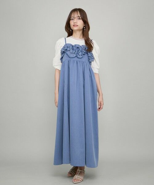 QUEENS COURT / クイーンズコート カットソー | サーマルカットタックスリーブトップス≪手洗い可能≫ | 詳細2