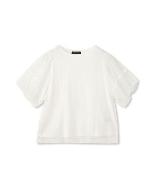 QUEENS COURT / クイーンズコート カットソー | ドットチュールレイヤードカットソー≪手洗い可能≫ | 詳細7